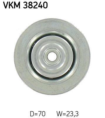 Galet enrouleur de courroie d'accessoire SKF ref. VKM 38240